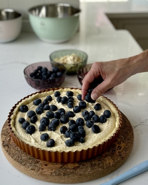 Blueberry Frangipane Tart