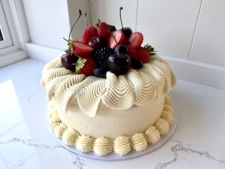 Heavenly Brown Butter Vanilla Cake 